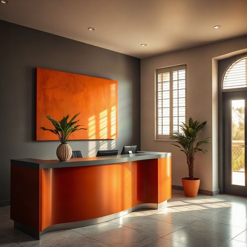Light-filled reception area of the Mountainfieldx office in Kitale